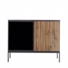 Liberta - Maison MYSTERY Komota Fusiko Skouro/Mavro me 2 Portes 104x39x83cm 09-2139